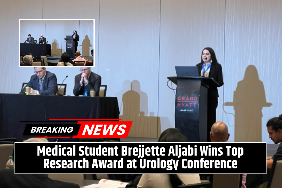 Medical Student Brejjette Aljabi Wins Top Research Award at Urology Conference
